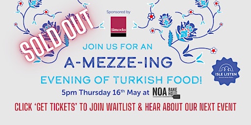 Imagem principal do evento An 'A-MEZZE-ING' Evening of Turkish Food at Noa Bakehouse