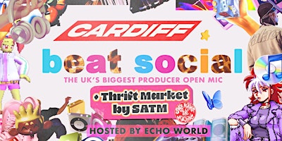Immagine principale di Cardiff Beat Social (producer open mic) + Vintage Thrift Market 