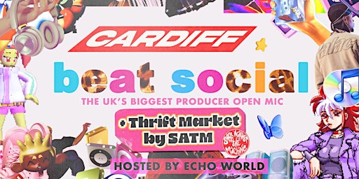 Imagem principal do evento Cardiff Beat Social (producer open mic) + Vintage Thrift Market
