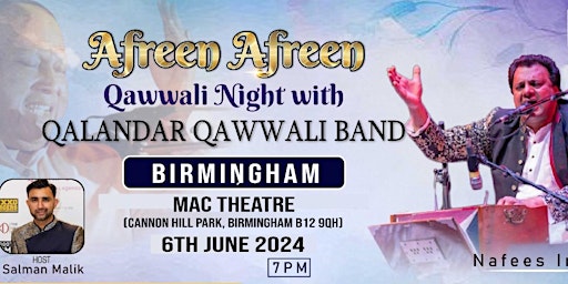 Image principale de Afreen Afreen  Qawwali Night with Qalandar Qawwali Band Birmingham