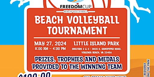 Primaire afbeelding van Freedom Cup Beach Volleyball Tournament