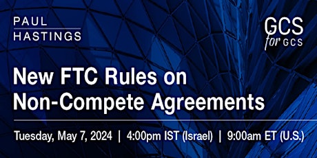 New FTC Rules Restricting Non-Compete Agreements