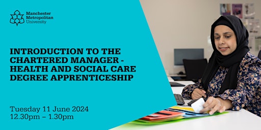Primaire afbeelding van Intro to Chartered Manager - Health and Social Care Degree Apprenticeship