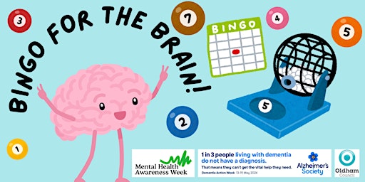 Primaire afbeelding van Bingo for the Brain - Mental Health Awareness Week/Dementia Action Week