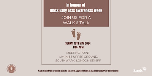 Hauptbild für Black Baby Loss Awareness Week - Walk & Talk