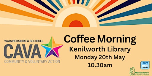 Imagem principal do evento Coffee with WCAVA @ Kenilworth Library
