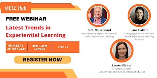 Latest Trends in Experiential Learning (Free Webinar) primary image