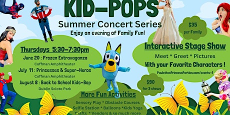 Kid Pops Summer Concert Series