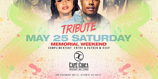 Memorial Day Weekend Rooftop Party @ Cafe Circa ATL primary image