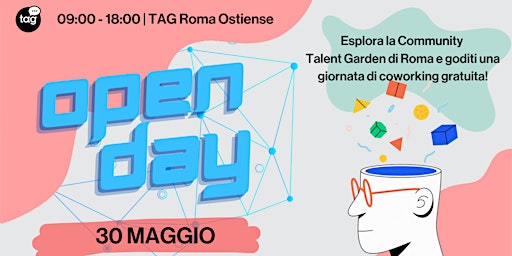 Primaire afbeelding van Open Day Maggio 2024 | TAG Roma Ostiense