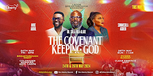 Primaire afbeelding van Lagos Breakthrough Weekend - THE COVENANT KEEPING GOD