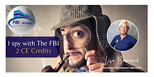 Immagine principale di I spy with The FB﻿I 2 CE Credits 
