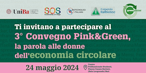 PINK&GREEN • 3° Convegno nazionale primary image