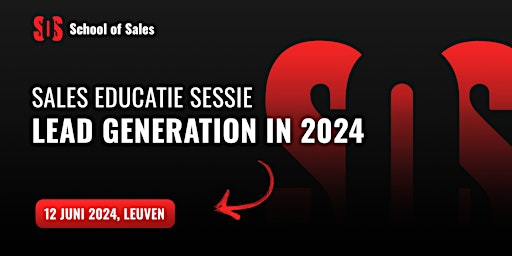 Imagem principal de Educatie sessie: Lead Generation in 2024