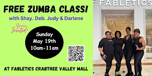 Primaire afbeelding van FREE ZUMBA CLASS! The FAB 4 are coming back... Don't Miss it!