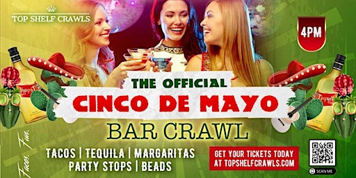 Imagen principal de Cinco De Mayo Bar Crawl - Charlotte