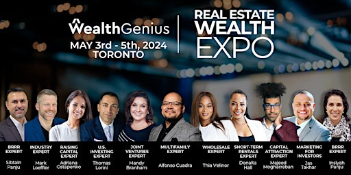 Primaire afbeelding van Real Estate Wealth EXPO - Toronto, ON [050324]