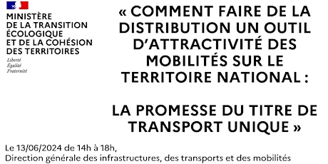 Image principale de Evènement titre de transport unique et distribution ouverte