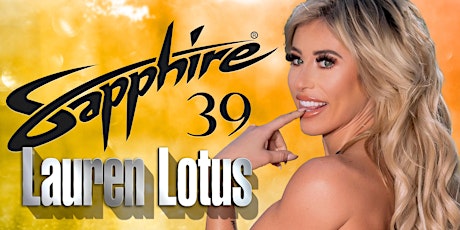 Lauren Lotus! Saturday 05.18.24 @Sapphire 39!