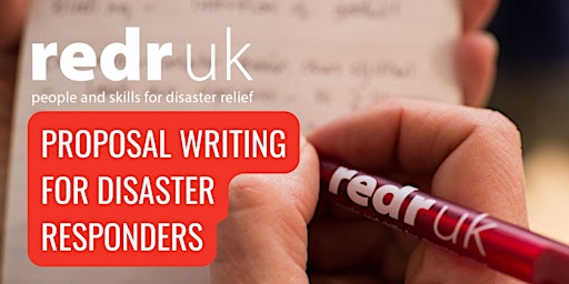 Proposal Writing for Disaster Responders