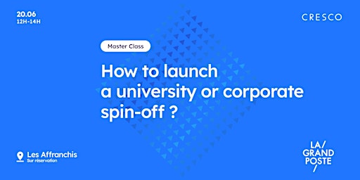 Hauptbild für How to launch a university or corporate spin-off?