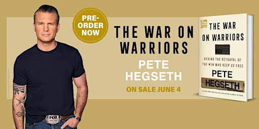 Imagem principal do evento The War on Warriors: The Live Show with Pete Hegseth