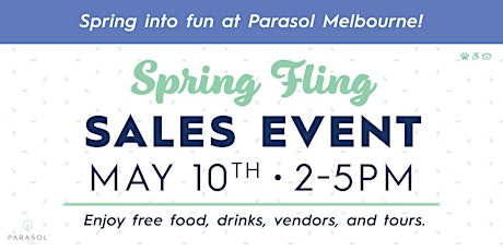 Parasol Melbourne Spring Fling Sales Event