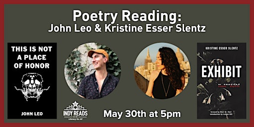 Poetry Reading: John Leo & Kristine Esser Slentz primary image