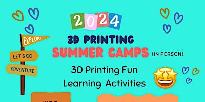 Imagem principal do evento SunShine: Toysinbox 3D Printing Summer Camp for Kids (Grade1- Grade 3)