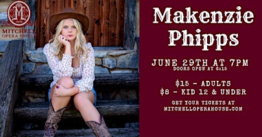 Image principale de Makenzie Phipps at the Mitchell Opera House