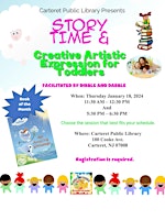 Image principale de Morning Session: Storytime and Creative Artistic Expression for Toddlers
