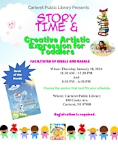 Morning Session: Storytime and Creative Artistic Expression for Toddlers
