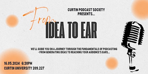 Immagine principale di Podcasting 101: From Idea to Ear 