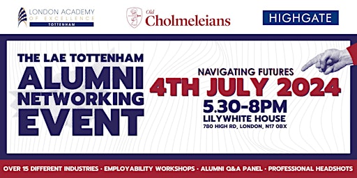 LAE Tottenham Alumni Networking Event  primärbild