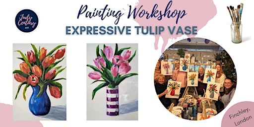 Immagine principale di Painting Workshop - Paint an expressive vase of tulips! NW London 