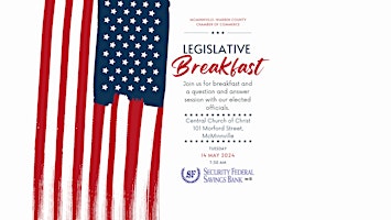 Image principale de Legislative Breakfast 2024