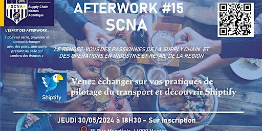 Imagem principal do evento Afterwork Supply Chain Nantes Atlantique - SCNA #15 - Avec Shiptify