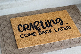 Stenciled Welcome Mat!