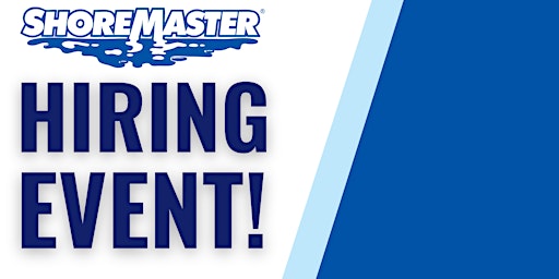 ShoreMaster On-site Hiring Event! primary image