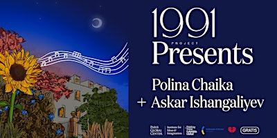 Image principale de 1991 Project Presents: Polina Chaika, violin and Askar Ishangaliyev, cello