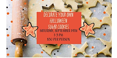 Decorate Your Own Halloween Sugar Cookies with Sugar Momma's Baked Art primary image