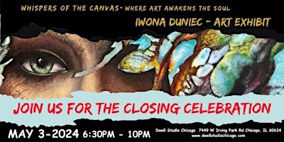 Imagem principal do evento WHISPERS OF THE CANVAS - Where Art Awakens the Soul - IWONA DUNIEC EXHIBIT