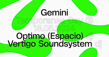 Imagem principal do evento Gemini Festival | Temporanea 18.05
