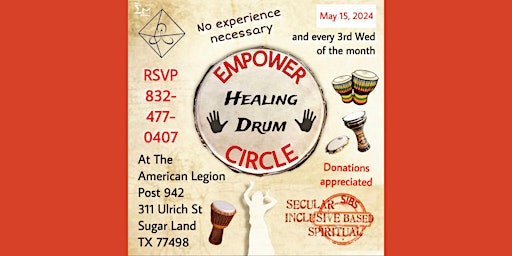 Imagem principal do evento EMPower Healing Drum Circle
