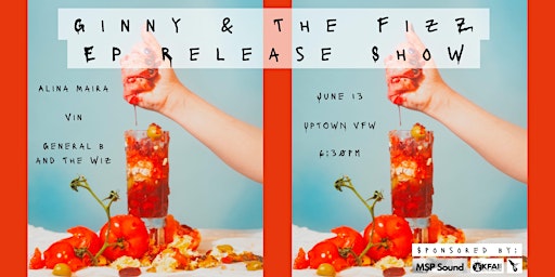 Imagem principal do evento Ginny & The Fizz (EP Release)