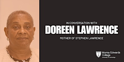 Imagem principal do evento In conversation with Doreen Lawrence, mother of Stephen Lawrence