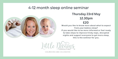 Support your babies sleep online workshop (4-12 months)