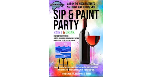 Imagem principal do evento Paint and Sip Party!