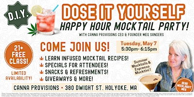 DIY Mocktail Class with Canna Provisions CEO & Founder Meg Sanders primary image