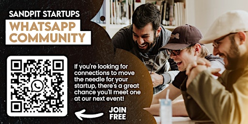 Sandpit Startups Networking WhatsApp Community  primärbild